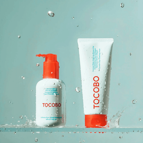 Tocobo Set de doble limpieza que combina dos productos para limpiar, hidratar y nutrir la piel en profundidad.