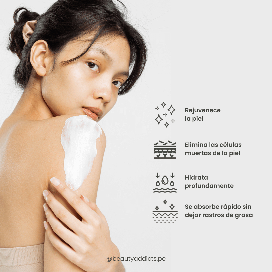 Leche exfoliante de Frezyderm con AHA que hidrata y estimula la renovación celular.