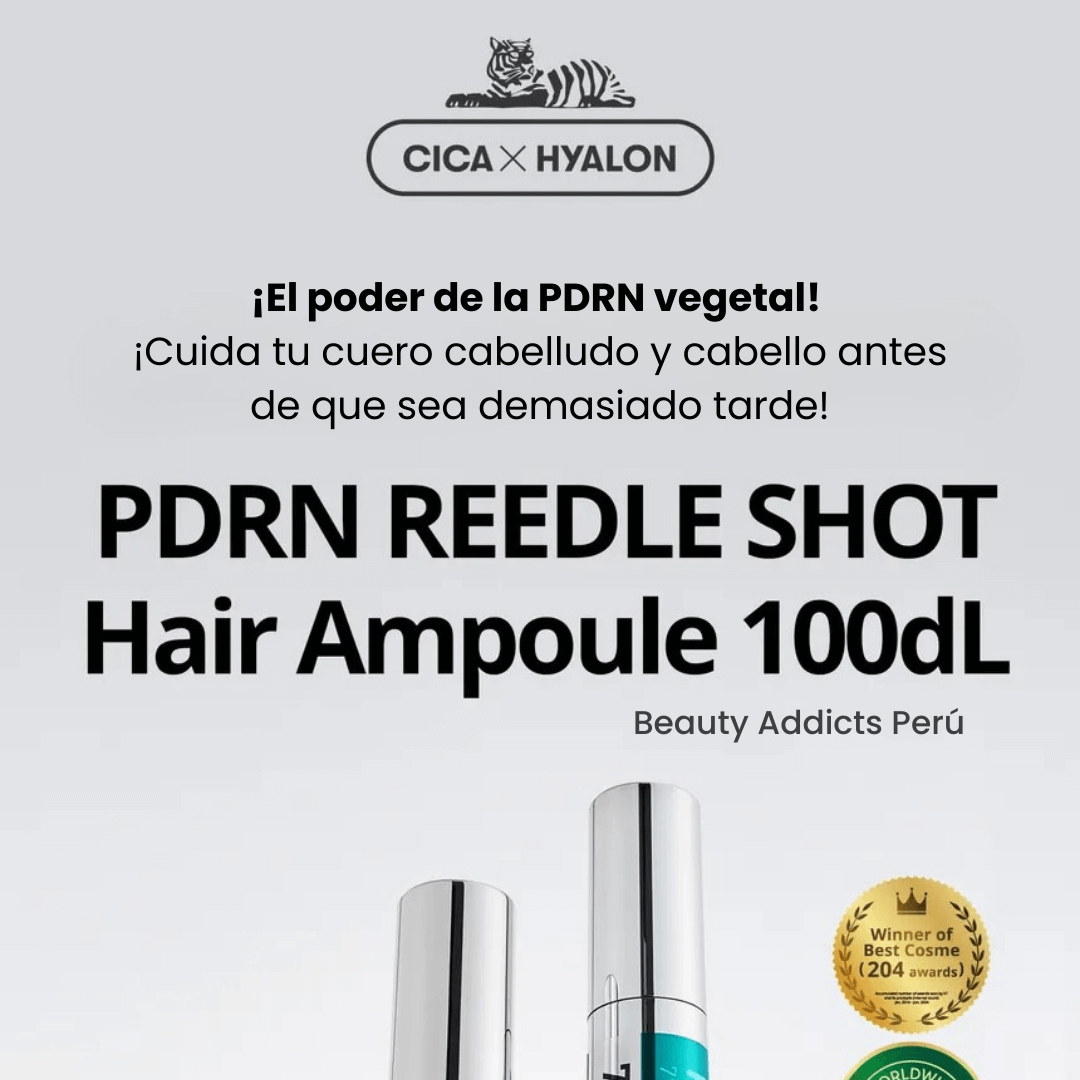 Ampolla capilar de VT Cosmetics con activos revitalizantes.