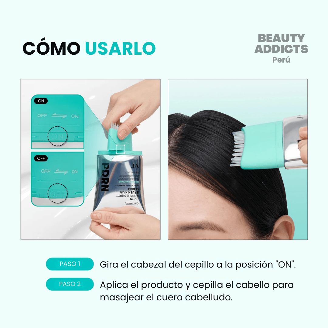 PDRN Reedle Shot Brush Hair Serum