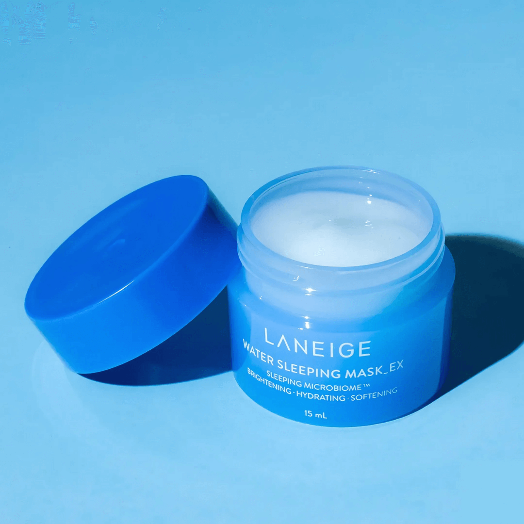 Mascarilla hidratante nocturna Water Sleeping Mask de Laneige, ideal para todo tipo de piel.