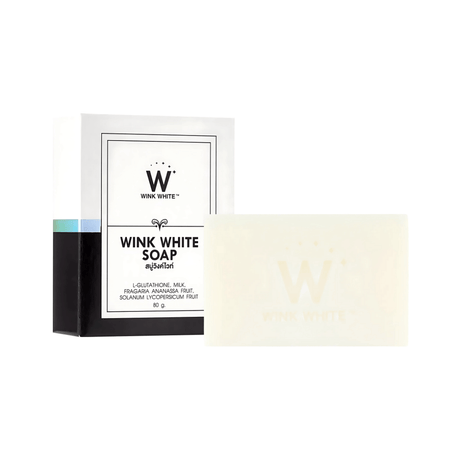 Wink White Soap, jabón blanqueador para rostro y cuerpo.