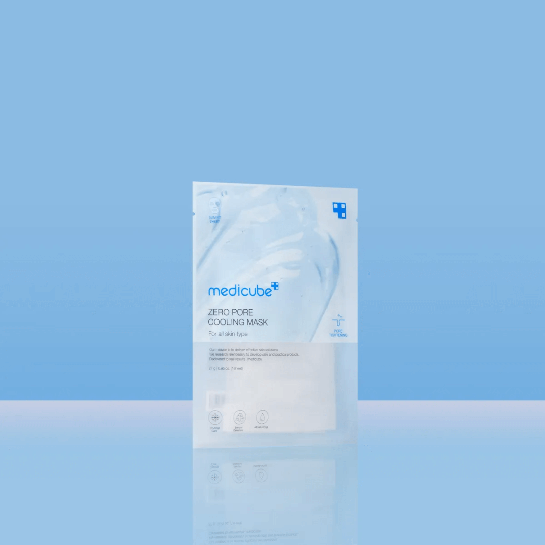 Medicube Zero Pore Cooling Mask con efecto frío para piel grasa.