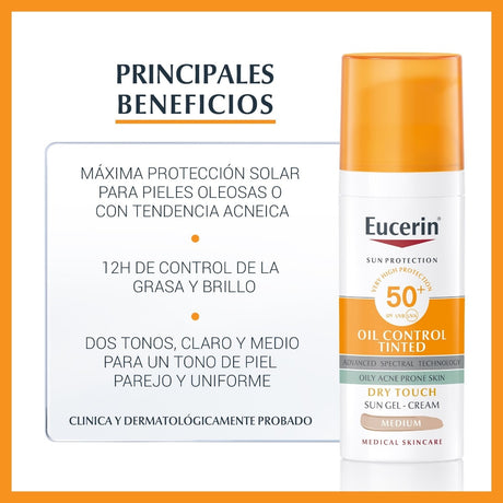 Protector solar Antibrillo Toque Seco FPS 50