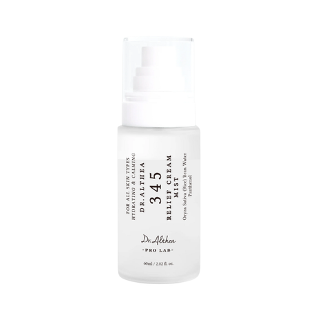 Dr. Althea 345 Relief Cream Mist calma rojeces y aporta hidratación profunda al instante.