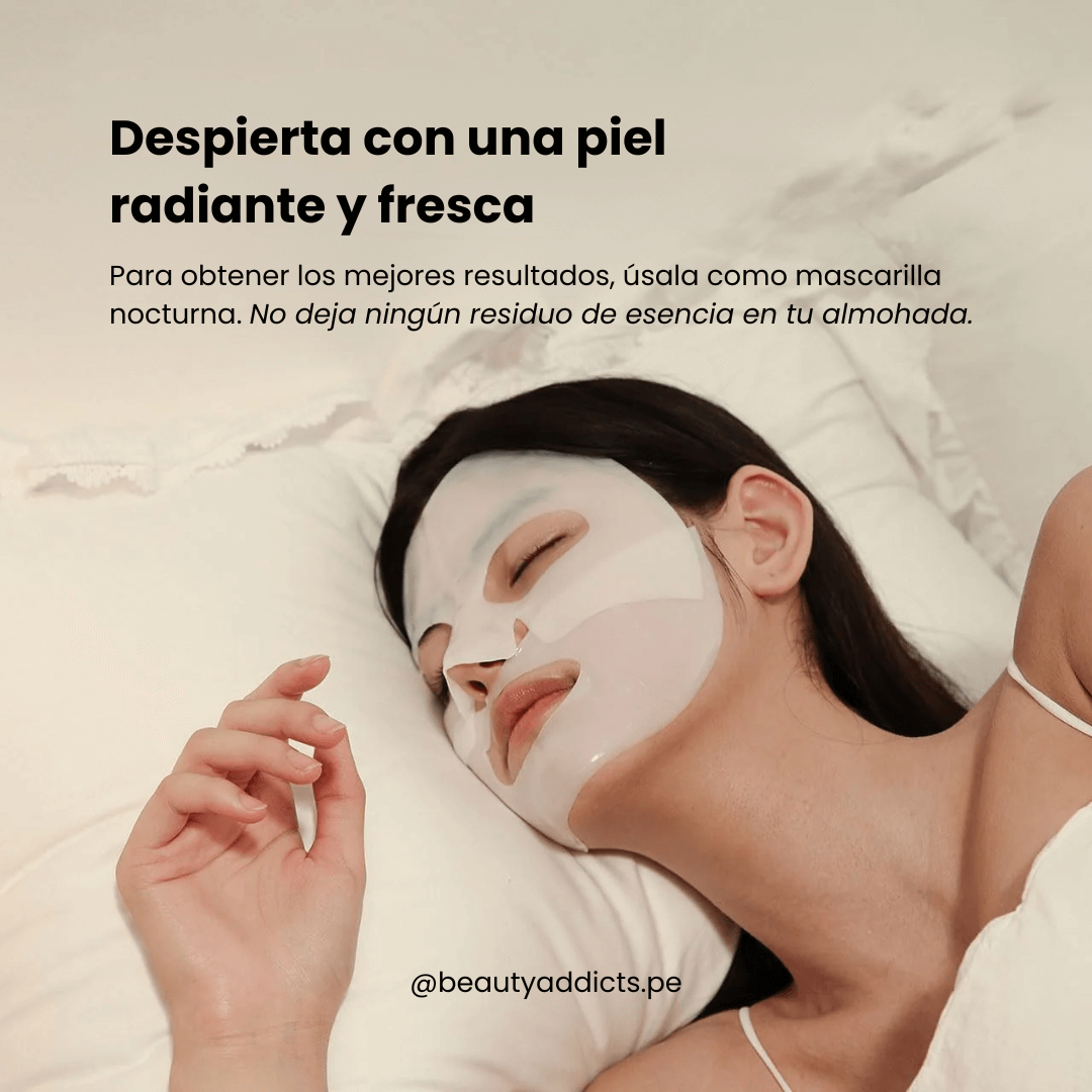 Bio-Collagen Real Deep Mask, mascarilla enriquecida con colágeno que hidrata profundamente y mejora la textura de la piel.