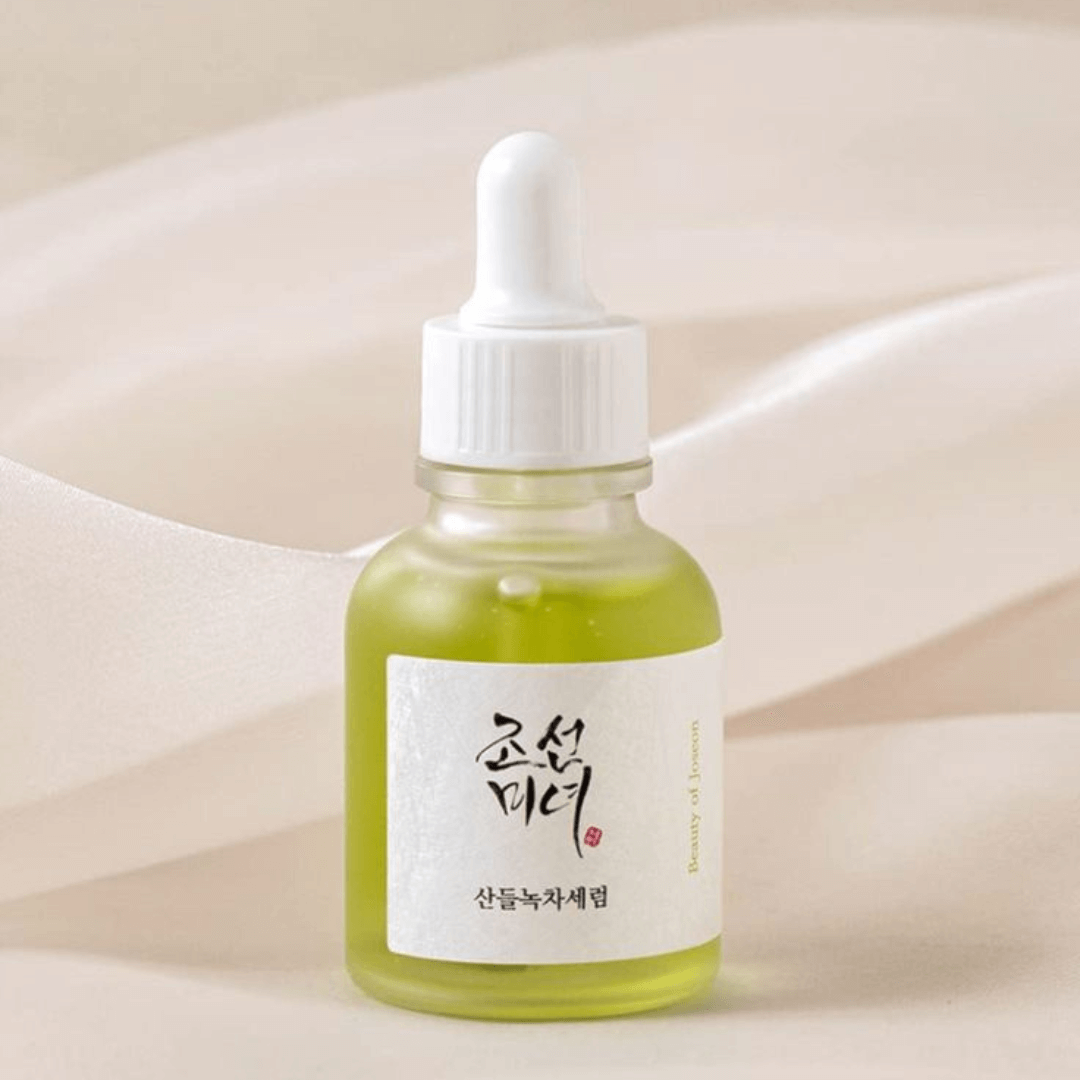 Calming Serum Green Tea Panthenol Beauty of Joseon que refresca y suaviza.