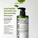 Some By Mi Derma Scalp Shampoo fortalece el cuero cabelludo con péptidos.