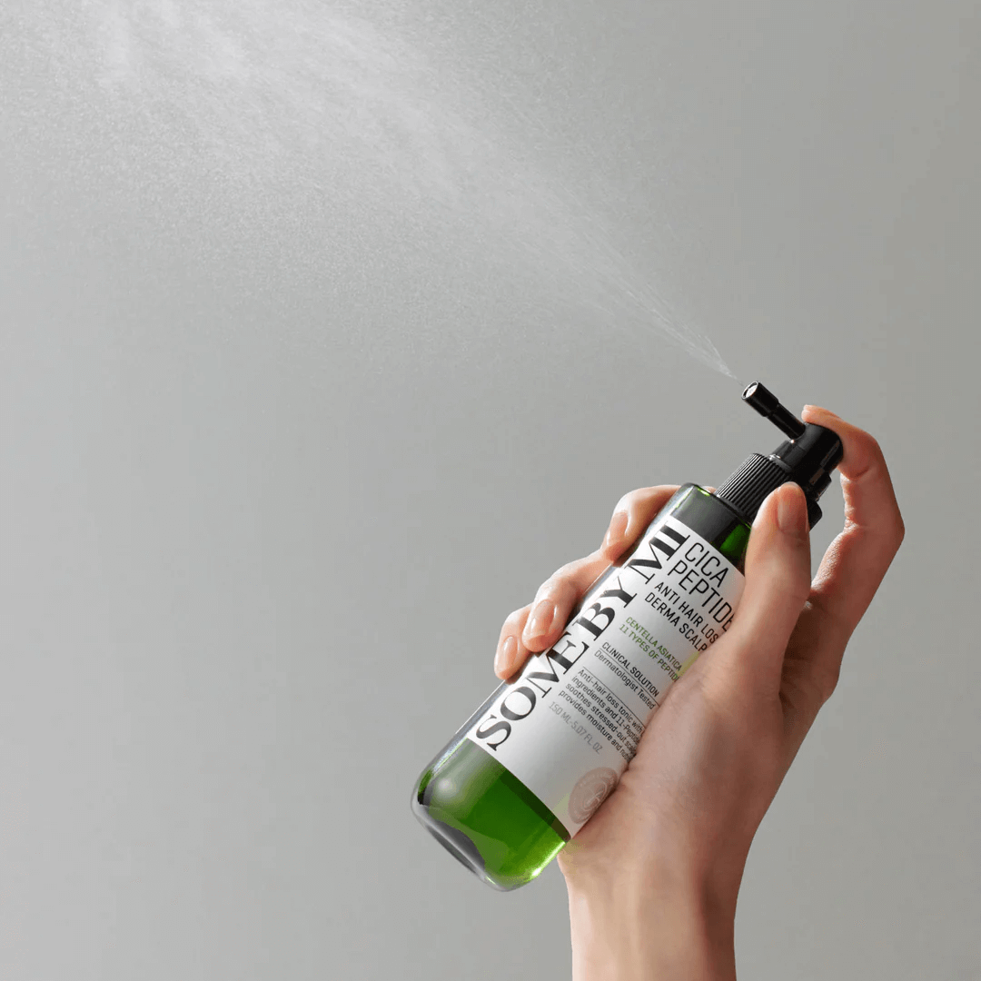 Cica Peptide Scalp Tonic de Some By Mi para crecimiento saludable del cabello.