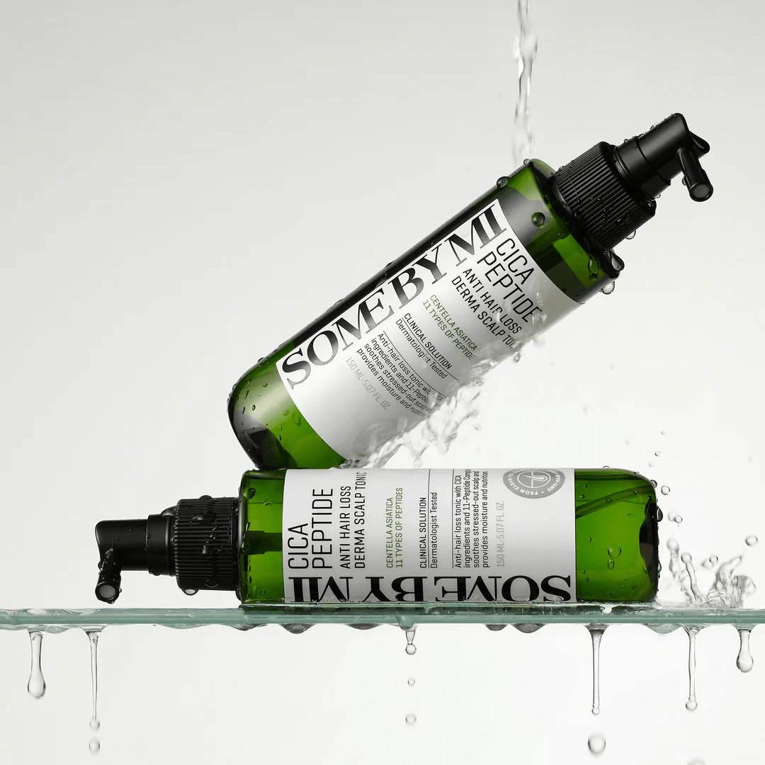 Tónico anti hair loss Some By Mi con péptidos y centella asiática.