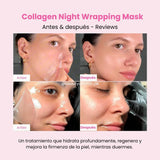 Medicube Collagen Night Wrapping Mask, mascarilla facial que nutre intensamente y aporta colágeno para una piel más firme y rejuvenecida.