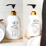 Dúo Elizavecca shampoo y acondicionador que revitaliza cabellos dañados y teñidos.