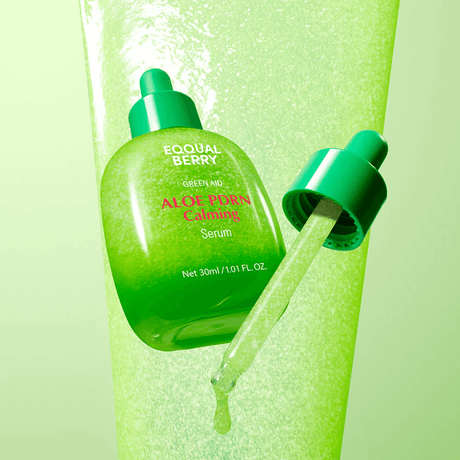 Eqqualberry Aloe PDRN Serum con acción reparadora y refrescante.
