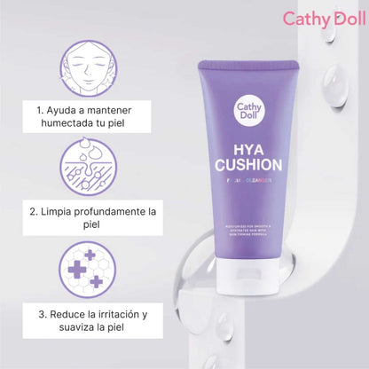 Hya Cushion espuma limpiadora facial