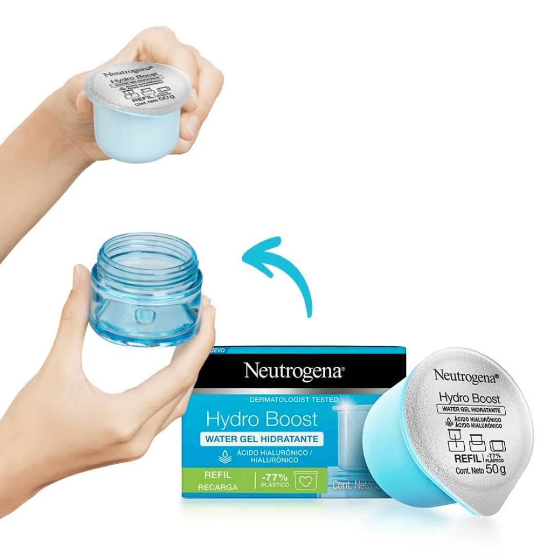 Repuesto del gel hidratante Hydro Boost Water Gel, con ácido hialurónico para mantener la piel hidratada y fresca.
