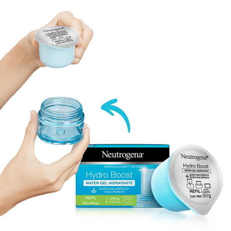 Repuesto del gel hidratante Hydro Boost Water Gel, con ácido hialurónico para mantener la piel hidratada y fresca.