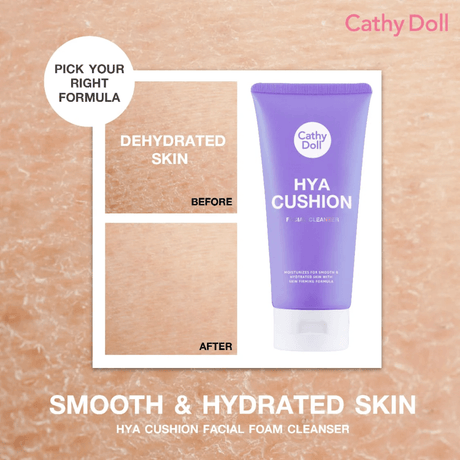 Hya Cushion de Cathy Doll para eliminar las impurezas y el exceso de grasa sin resecar.