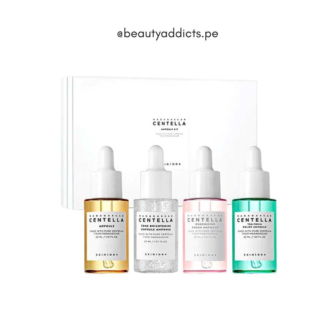 Madagascar Centella Ampoule Kit (4 tipos de mini ampoule)