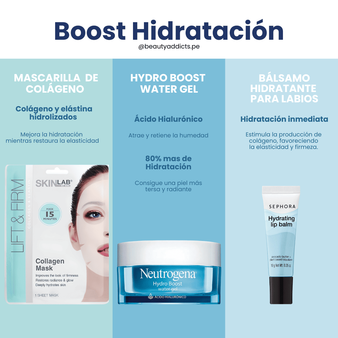 Boost Hidratación para potenciar hidratación y frescura en la rutina.