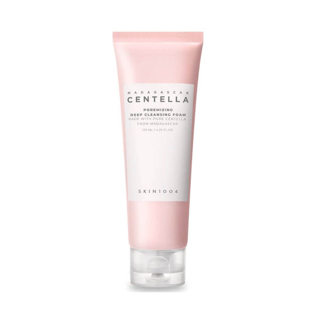 Madagascar Centella Poremizing Deep Cleansing Foam Skin1004 reduce apariencia de poros dilatados.
