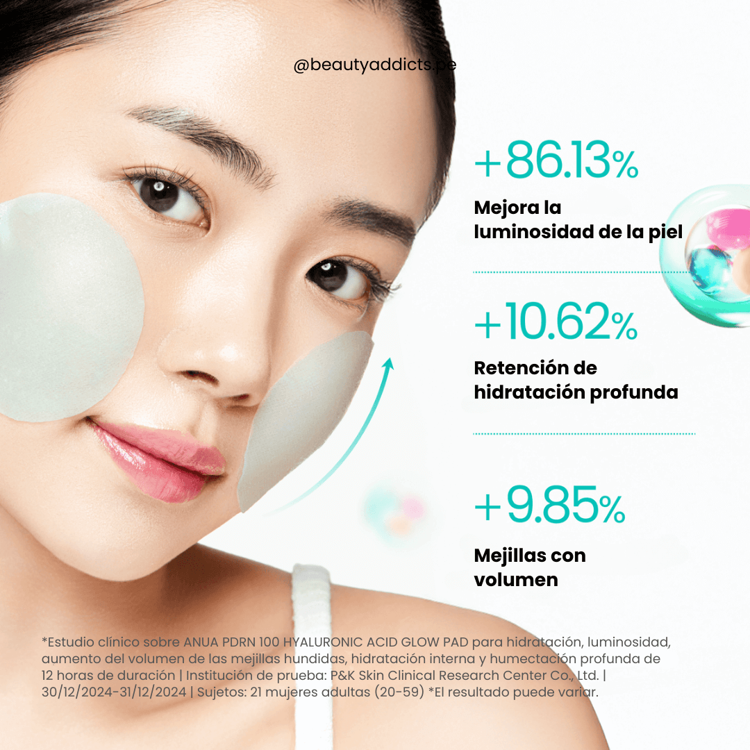 Anua Glow Pads exfoliantes suaves e hidratantes para todo tipo de piel.