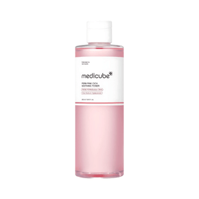 Medicube Pink Cica Toner con PDRN para hidratar y aliviar piel sensible.