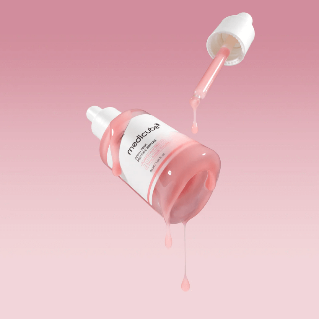 PDRN pink peptide serum, suero iluminador de Medicube.