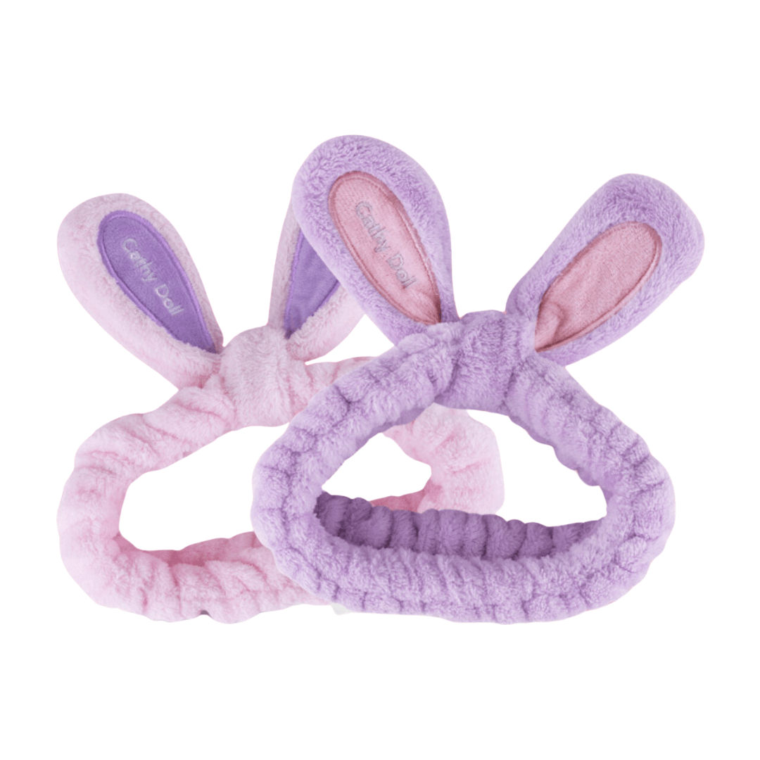 Cathy Doll Rabbit Headband vincha acolchada ideal para rutinas de skincare.