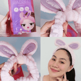 Rabbit Headband de Cathy Doll vincha cómoda para limpiar o tratar la piel.