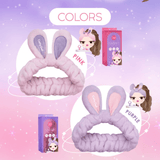 Vincha Rabbit Headband Cathy Doll disponible en color pink y purple.
