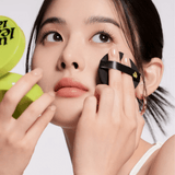 Satin Wear Healthy-Green Cushion maquillaje ligero con protección solar.