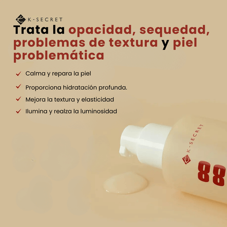 Esencia coreana regeneradora con snail mucin y arroz.