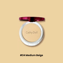Speed White CC Powder Pact de Cathy Doll que realza luminosidad y corrige el tono.