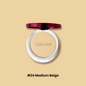 Speed White CC Powder Pact de Cathy Doll que realza luminosidad y corrige el tono.