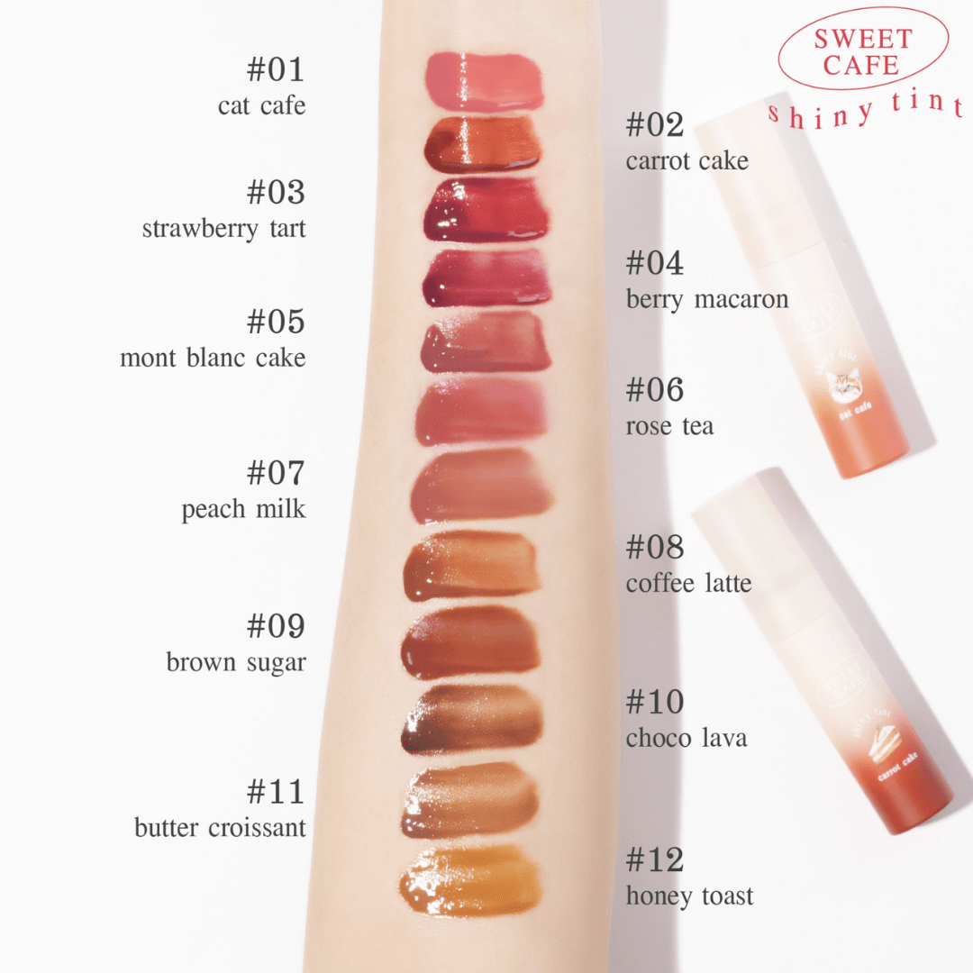 Baby Bright Sweet Cafe Shiny Tint ideal para labios hidratados y brillantes.