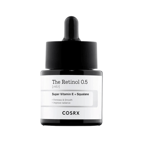 COSRX The Retinol 0.5 Oil que suaviza líneas finas con retinol al 0.5%.