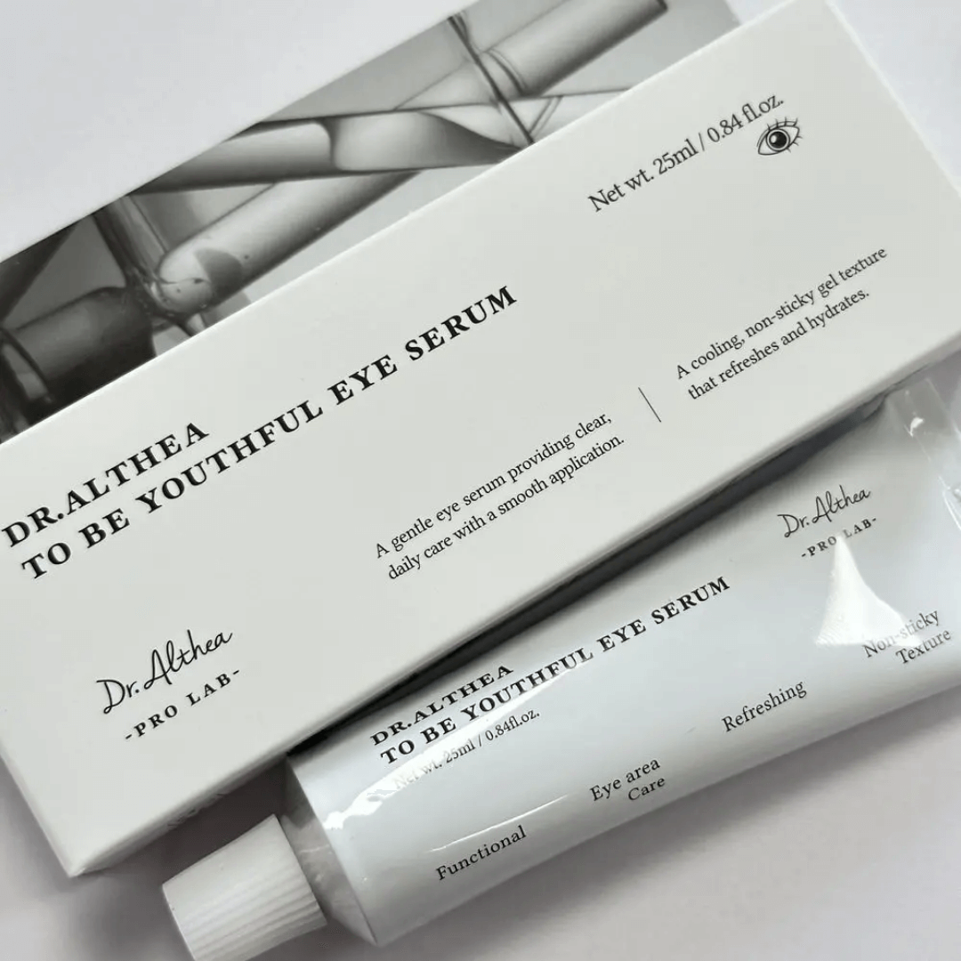 Contorno de ojos coreano Dr. Althea con efecto lifting y luminosidad.