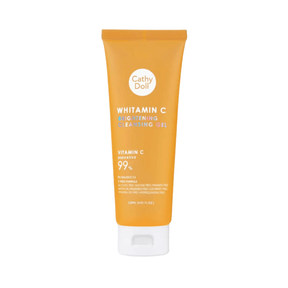 Whitamin C Brightening Cleansing Gel Cathy Doll ayuda a unificar el tono desde la limpieza.