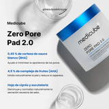 Pads faciales Medicube exfoliantes para mejorar textura y luminosidad.