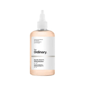 The Ordinary Glycolic Acid 7% Toner que exfolia suavemente y mejora textura.
