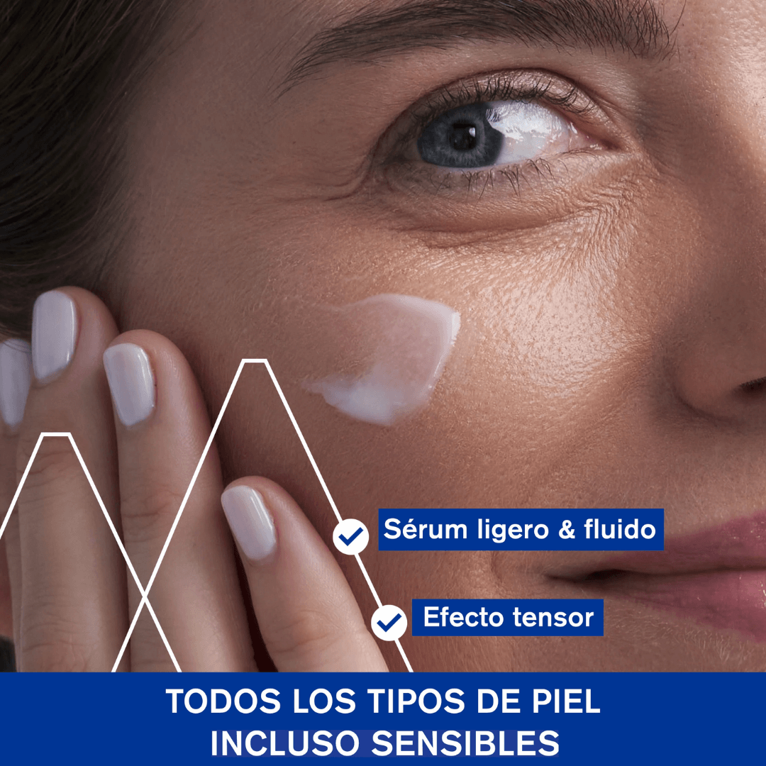 Textura ligera y de rápida absorción del Age Lift Sérum Intensificador para una piel lisa y firme.