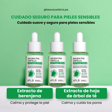 APLB Ampoule Serum para controlar grasa y rojeces.