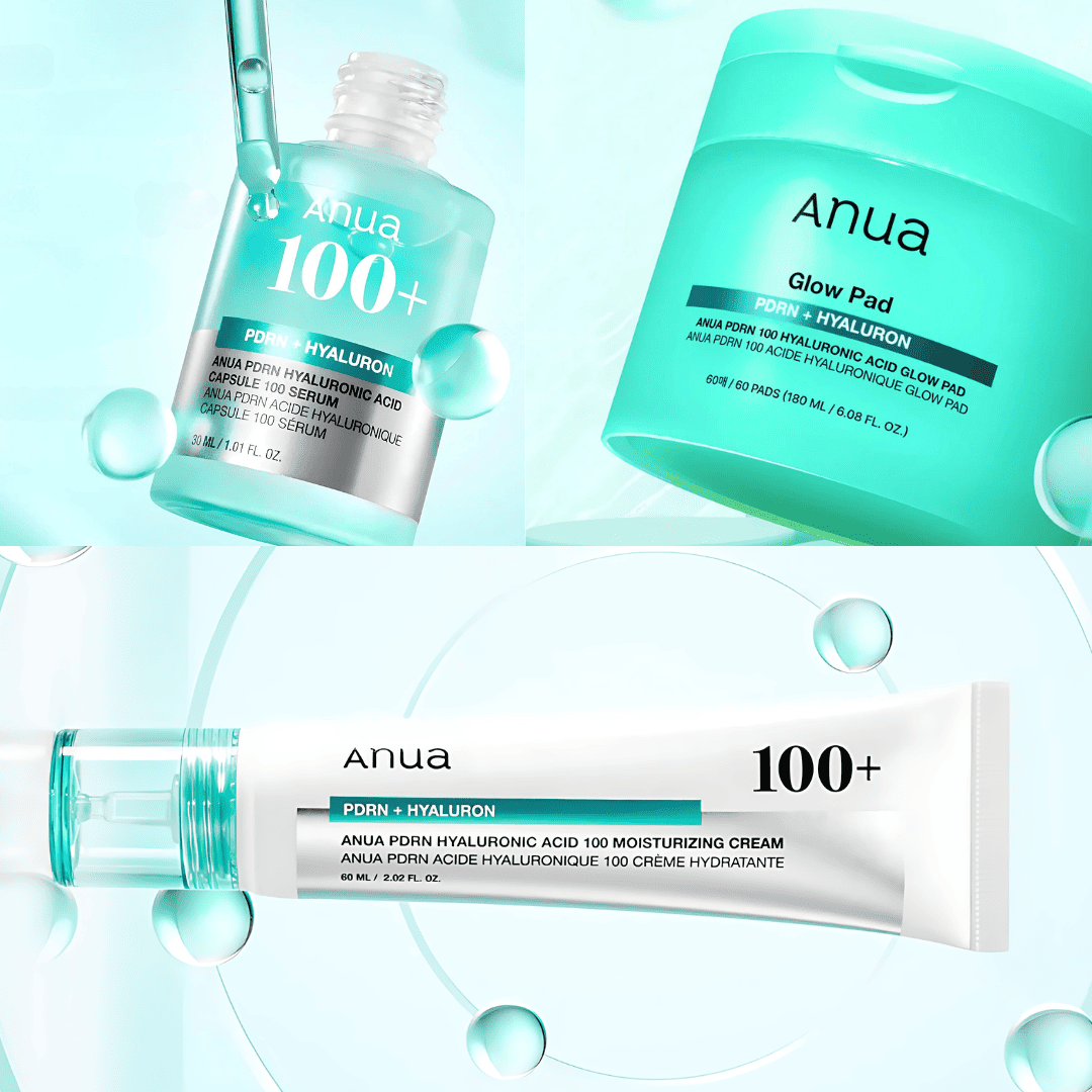 Set hidratante Anua PDRN que mejora la elasticidad, firmeza y brillo de la piel con tecnología coreana avanzada