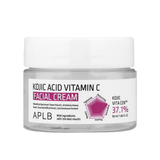 Crema facial APLB con ácido kójico y vitamina C que ayuda a mejorar manchas oscuras, iluminar la piel y unificar el tono del rostro.