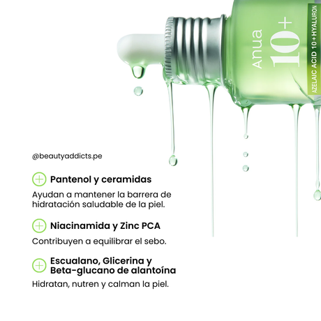 Azelaic Acid Serum, solución diaria para calmar y unificar el tono.
