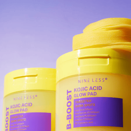 Pads de Nineless con niacinamida y ácido kójico para renovar la piel.