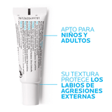 Bálsamo labial Cicaplast Levres, fórmula intensiva para restaurar y suavizar los labios dañados.