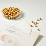 Mascarilla hidrogel Mixsoon con extracto de frijol para iluminar y suavizar rostro.