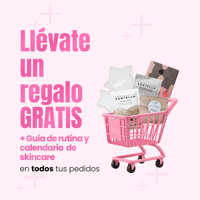 Regalo de skincare gratis en todos tus pedidos de skincare en Beauty Addicts Perú.