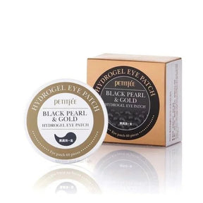Petitfée Black Pearl & Gold Eye Patch que nutre e hidrata profundamente.